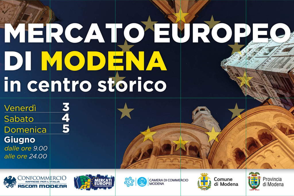 A giugno 2022 torna il Mercato Europeo a Modena